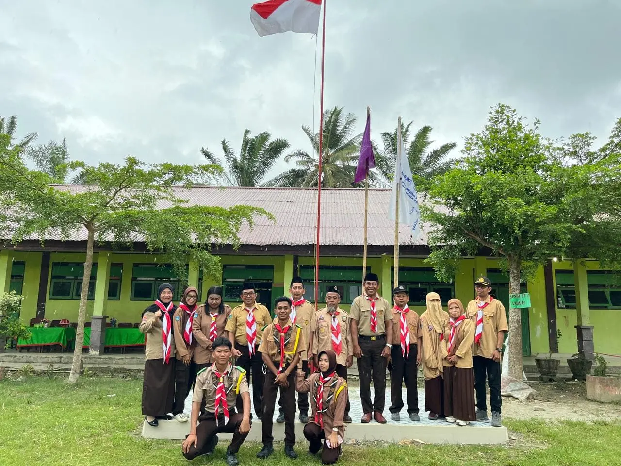 Peringatan Hari Pramuka Desa Bajawali